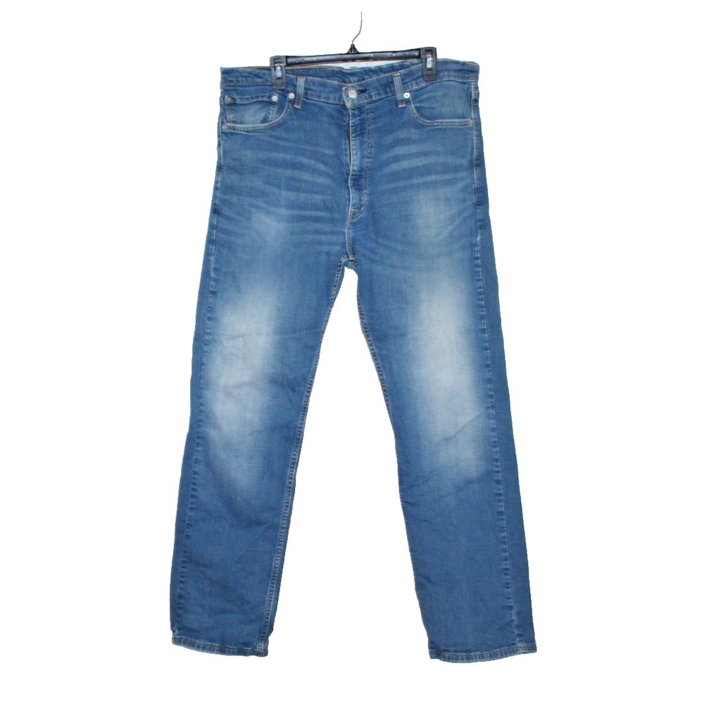 Levi's 505 Jeans Mens 38x31 Regular Fit Straight Leg Blue Denim Classic Pants
